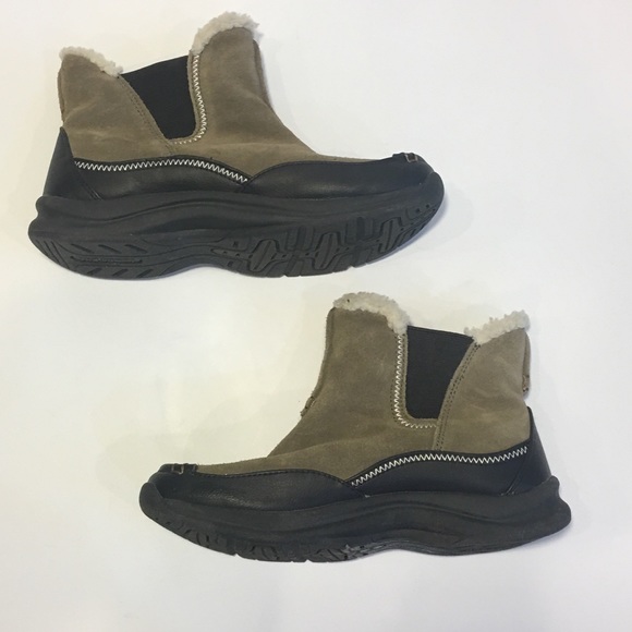 Lands’ End Shearling Pull-On Winter Boots - Picture 2 of 8